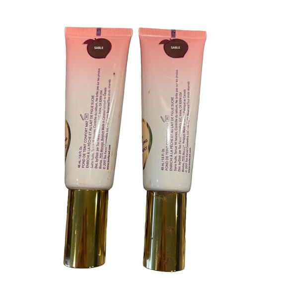 Too Faced Peach Perfect Comfort Matte Foundation Shade Sable - Picture 3 of 5